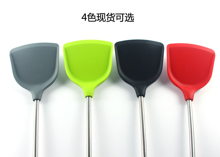 硅膠鍋鏟安全嗎，硅膠鍋鏟高溫有毒嗎，硅膠鍋鏟可以下油鍋嗎