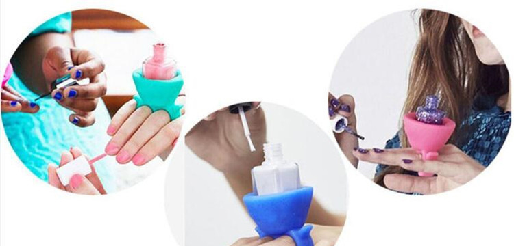 硅膠指甲油支架,硅膠指甲油瓶套 硅膠指甲油支架,硅膠指甲油瓶套