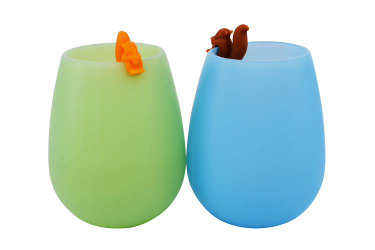 硅膠酒杯識別器,酒杯識別標簽,松鼠酒杯識別標記 硅膠酒杯識別器,酒杯識別標簽,松鼠酒杯識別標記